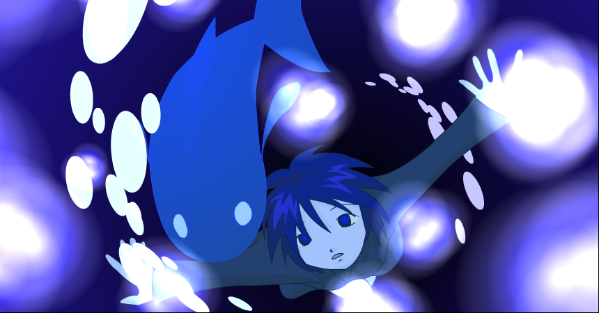 フラッシュアニメ、音楽、小説などの総合サイト 青い魚Project